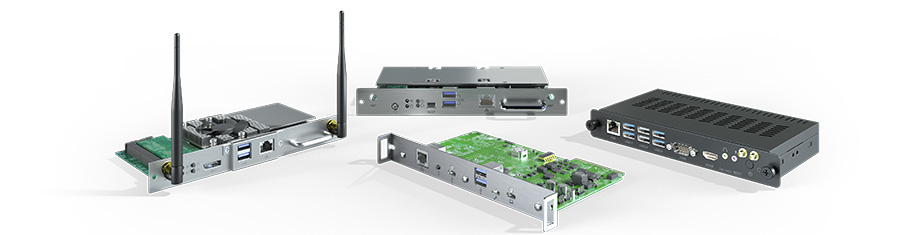 Four slot-in compute modules