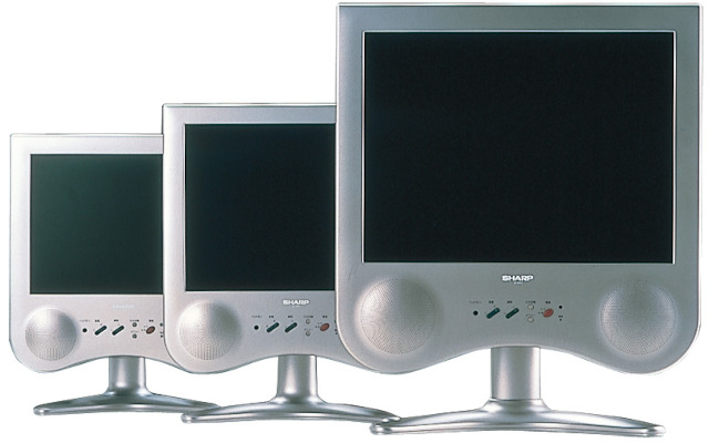 three monitors lined up