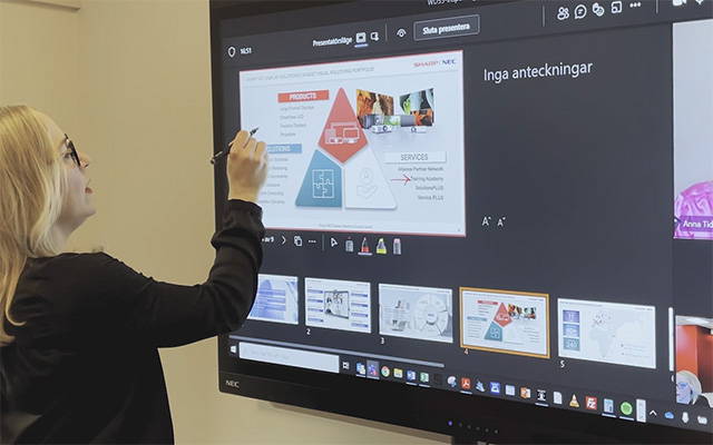 NEC WD551 at Exertis