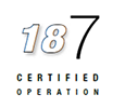 18/7 Certified Operation Logo